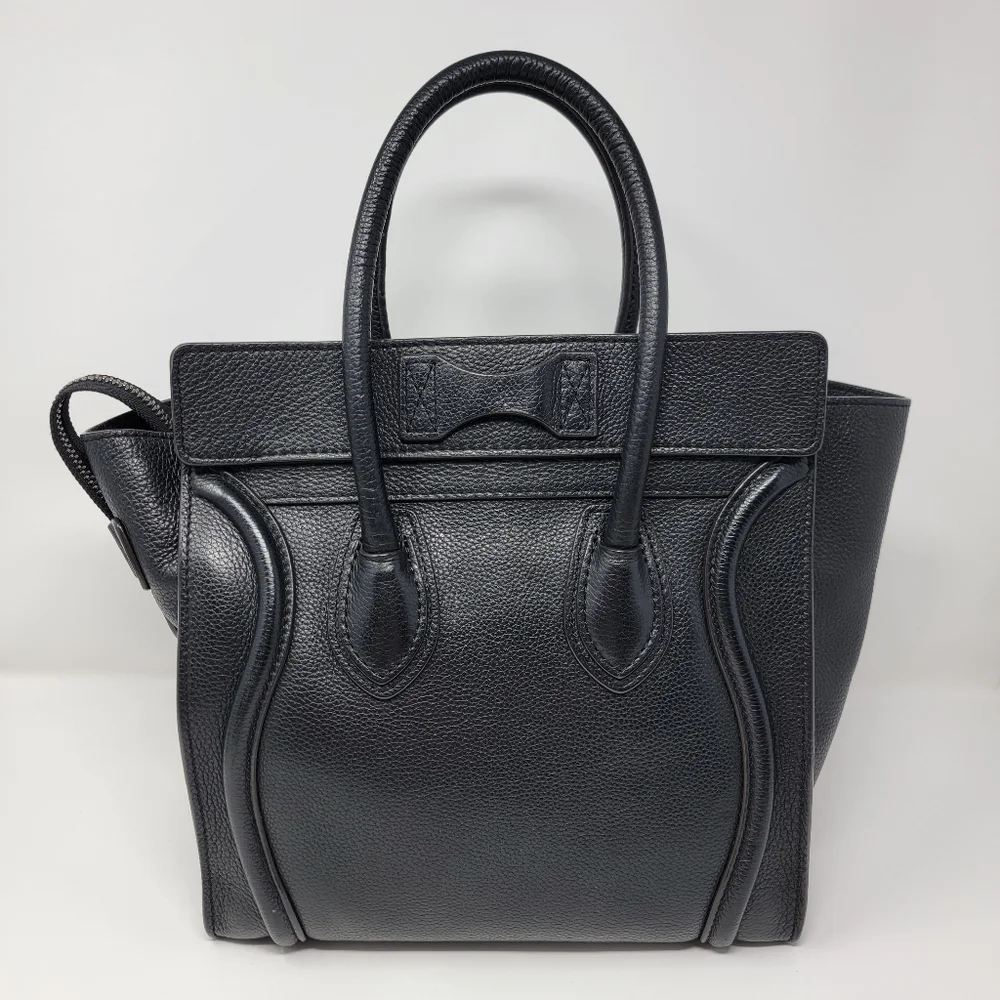 CELINE Micro Luggage Satchel Leather Calfskin Bag - Picture 11 of 11